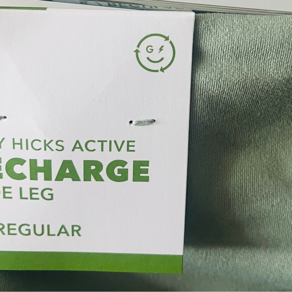 Gilly Hicks NEW Pants Wide Leg Active Recharge Mid Rise Light Green Size Small - Picture 6 of 7